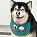 Dog Bandana Exquisite Printing Waterproof Cute Comfortable Upright Dog Drool Bib Adjustable Bib Handkerchief Accessories for Medium, Large and Extra-Large Dogs (L,Color 8)