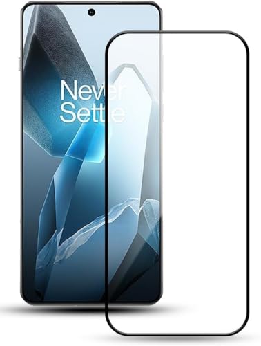 Image of QsmQam Military Grade Tempered Glass Compatible with OnePlus 13s with Anti-Explosion 9H Hardness Screen Guard.