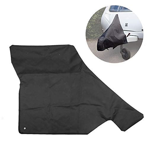 Dawa Caravan Towing Hitch Cover, Waterproof Vinyl Caravan Trailer Towing Hitch Cover Coupling Rain Snow Protecter
