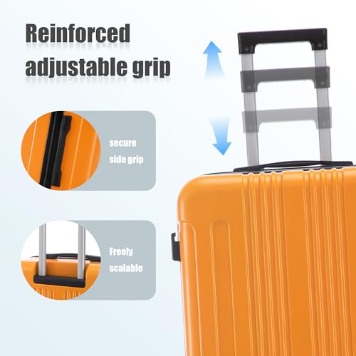 Image of Merax 3 pcs /set in ABS Spinner Wheel Luggage Set, Carry on Suitcase