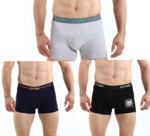 Mens Cottonil set of 3 Boxer PRO for Men 0033 Men boxers (pack of 3)