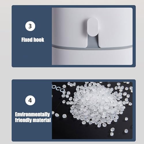 Cubo de basura para baño pequeño que soluciona los malos olores en espacios reducidos 6