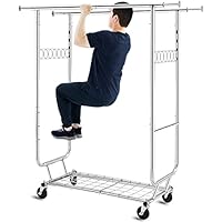 Amazon｜HOKEEPER パイプハンガーラック 耐荷重275KG 業務用 3