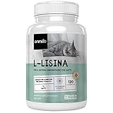 Lisina per Gatti - Lisina Integratore 120 Compresse (2 Mesi di Fornitura) - Integratore per Difese immunitarie con Vitamine e