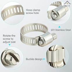 gas pipe clamp installation example secure fitting