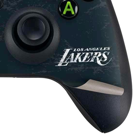 Skinit Decal Gaming Skin Compatible with Xbox Series X Bundle - Officially Licensed NBA Los Angeles Lakers Black Primary Logo Design