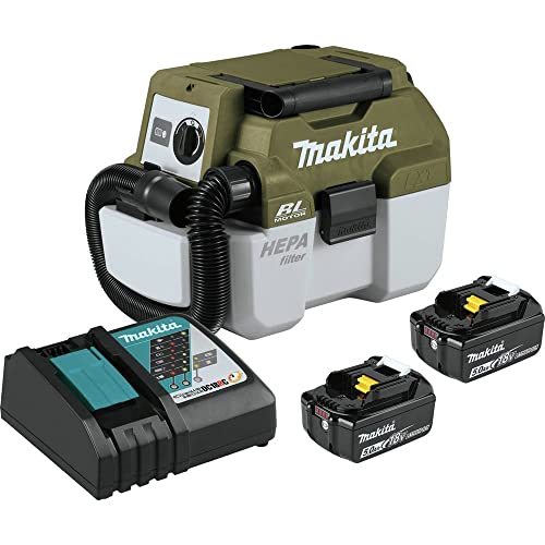 Image of Makita ADCV11T Outdoor Adventure 18V LXT Brushless Wet /Dry Vacuum Kit (5.0Ah)