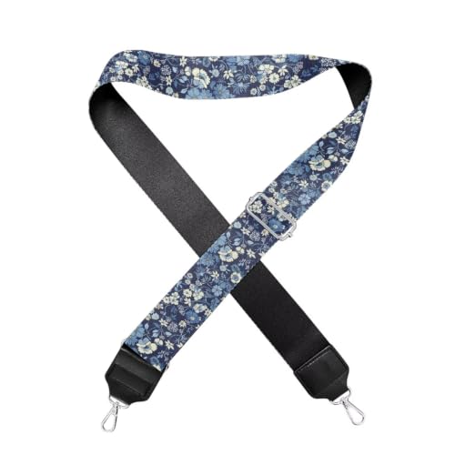 Image of Adjustable Purse Strap for Women, Crossbody Wide Handbag Strap Replacement, Sturdy Bag Strap with Silver Hardware