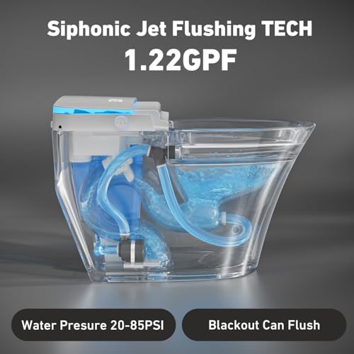 Image of Smart Bidet Toilet, Foam Shield,Foam Shield, Deodorization, 1.2GPF