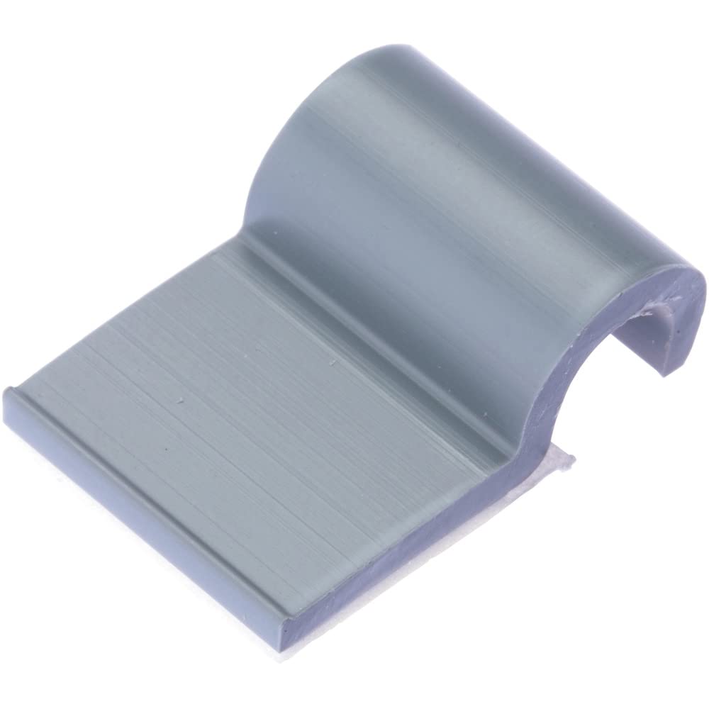 Panduit A1C25-A-C8 A1C Type Clip, Light Gray, Rubber Adhesive Type, 0.25