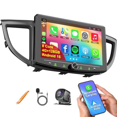 Image of Android 15 + 128GB Car Radio Stereo for Honda CRV 2012-2016