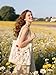 EFFUSON Aesthetic Canvas Tote Bag - Cottagecore Floral Tote Bag for Women with Pocket & Snap Closure, Cute Resuable Casual Flower Lovers Totebag for Shopper