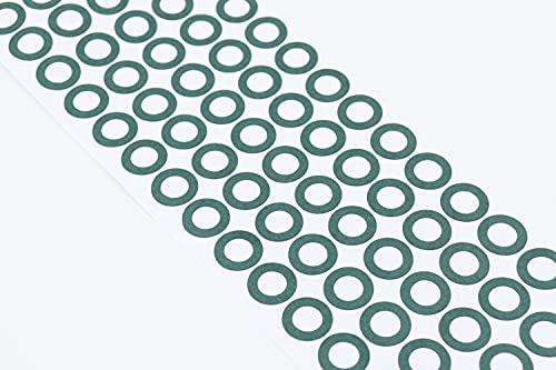 18650 1S Batterie Pluspol Isolator Isolierung Ring, selbstklebender Kunststoff 100