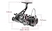 Carrete de pesca giratorio HQ8000, para carpas grandes, para cebo, doble freno...