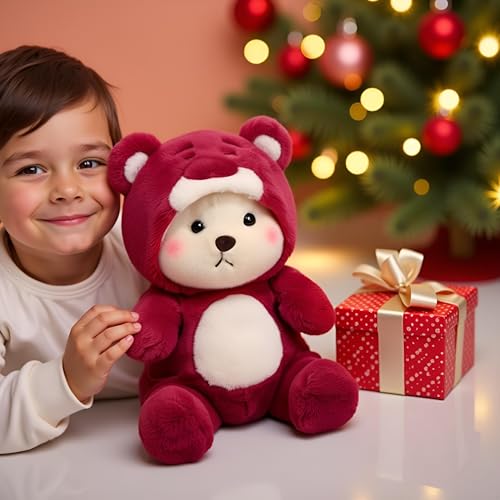 Image of Ryttir Large Teddy Bear Plush - 15.7 inchExtra Soft Bear Stuffed Animal Hugging Pillow with Rotund Belly,Safety Nursery Decor & Sensory Comfort,Cuddle Companion for Kids(Christmas Gender Neutral Gift)