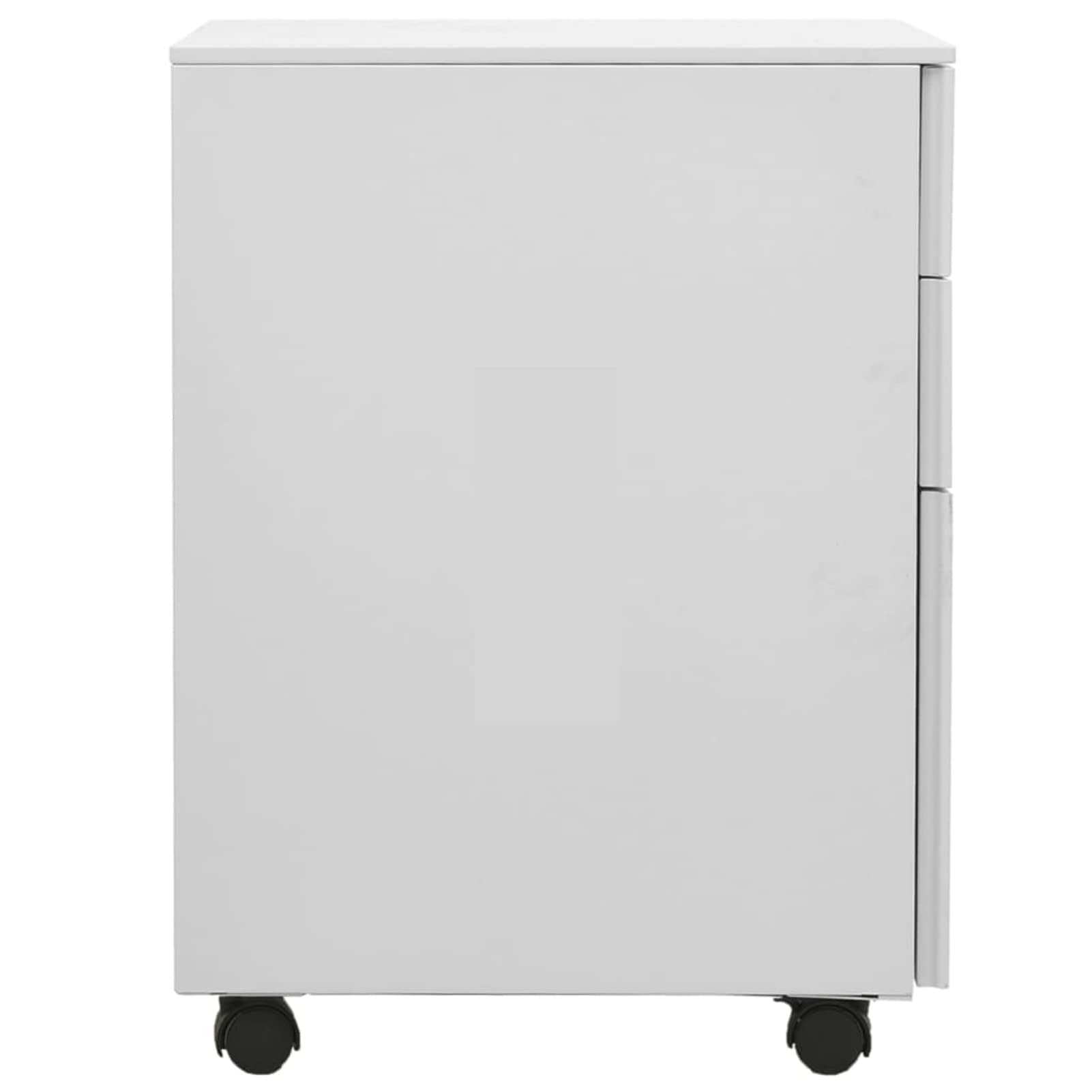 GuyAna Schedario Mobile Grigio Chiaro 39x45x60 cm in Acciaio,Schedario,Schedario da Ufficio,Mobiletto per Documenti