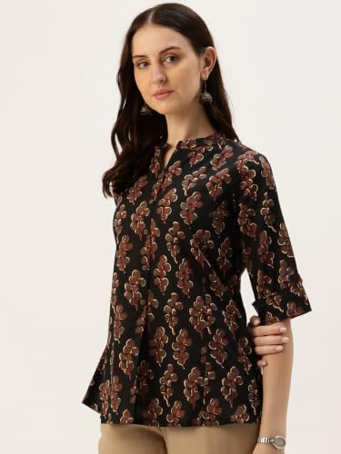 Image of Printed Mandarin Shirt - Casual & Chic (S-3XL)