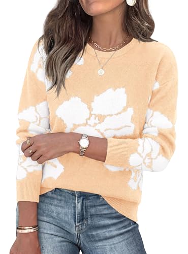 Womens Floral Sweater - image 1