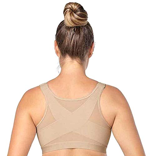 Gelentea - Reggiseno correttore di postura, senza ferretto, supporto  posturale, traspirante, con chiusura frontale, da donna, per sport, yoga :  Amazon.it: Moda