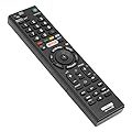 Universal Replacement Remote for Sony TV - Works with Sony LED, LCD, Plasma TVs - Ideal TV Remote Control - Black