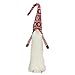 28" Red and White "Timid Thomas" Gnome Christmas Tabletop Decoration