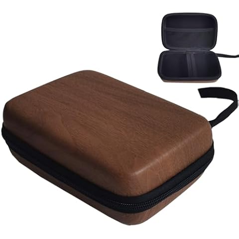 JLXINMET Golf Rangefinder Case Hard Shell Range Finder Carry Bag Storage Case Universal Protective Pouch Compatible with Bushnell V6 V5 V4 V3 V2 Pro X2 Pro XE Callaway Golf Rangefinders (Brown) Cover