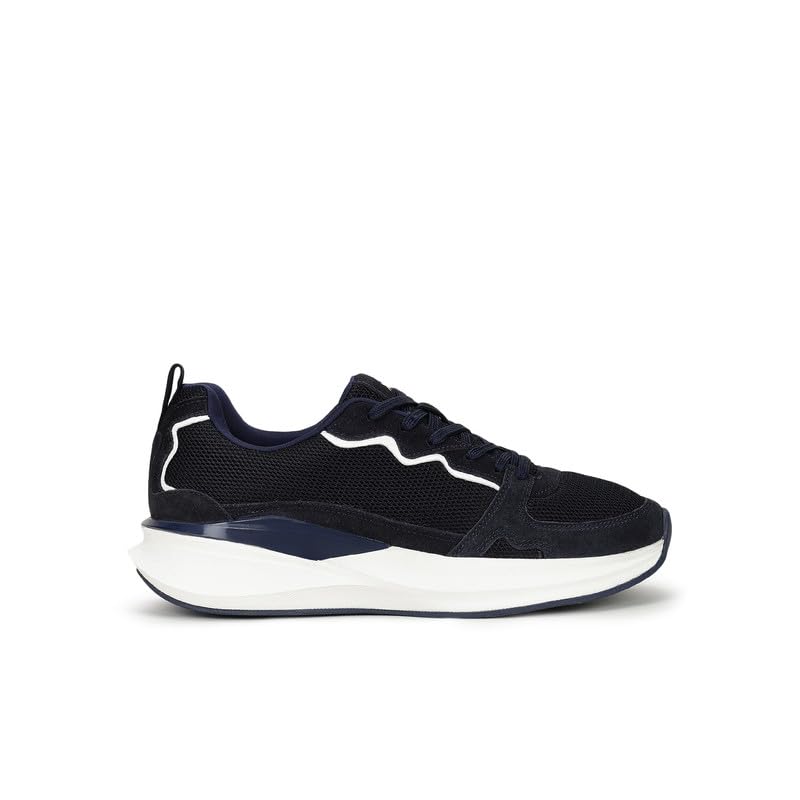 Image of United Colors of Benetton Mens United Colors of Benetton Colorblock Lace-up Round Toe Athletic Sneakers Sneaker