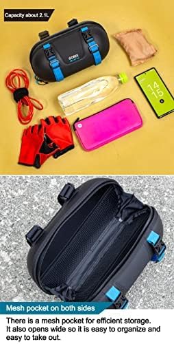 GORIX Bike Front Bag Frame Bag Capsule Hard Type Cycling Handlebar Waterproof Road Mountain Bicycle(GX-COCOON)