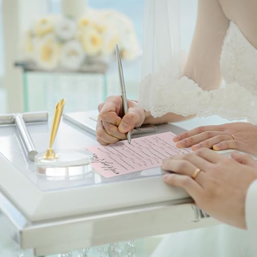 25pcs minimalist blush pink bridal shower games cards