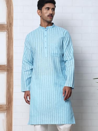 Image of Jompers Men's Cotton Striped Kurtas