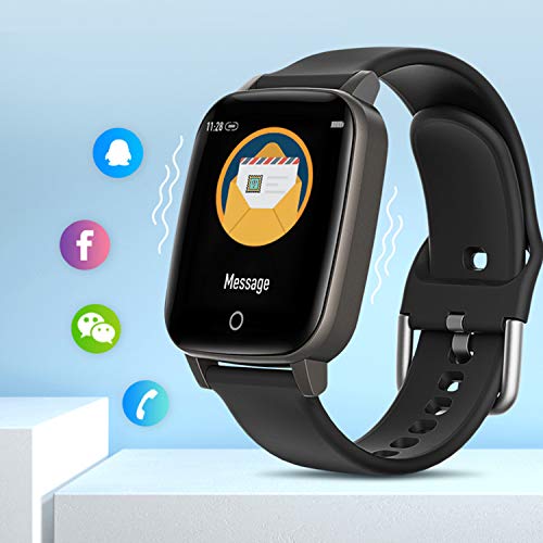 Anself Monitor de Temperatura Corporal Relógio Inteligente Tocar Tela de 1.3 Polegada Rastreador de