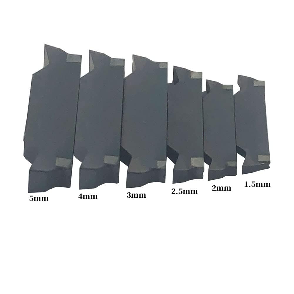 3/8"MGEHR Lathe Grooving Cut-Off Parting Tool Holder with MGGN150/200/250 Carbide Grooving Inserts for Stainless Steel Steel Quenched Steel (MGIVR2016+MGEHR+MGGN200)