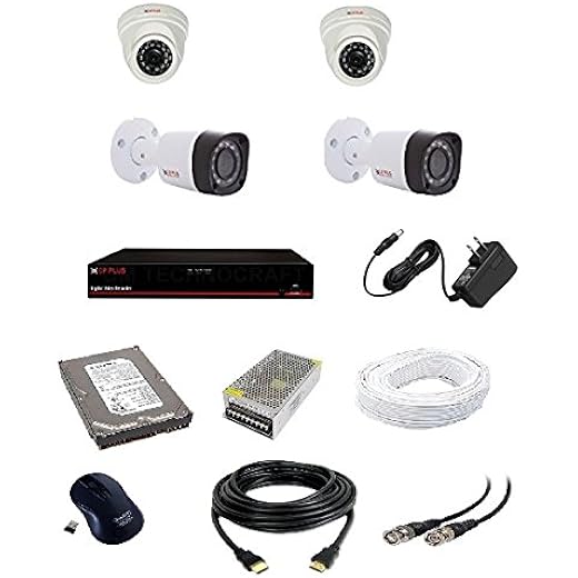 CP Plus HD 4-Channel DVR Kit 1 TB
