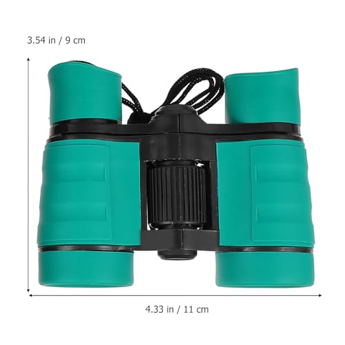 Binoculares portátiles KALLORY 4x30 verde livianos miniatura 2