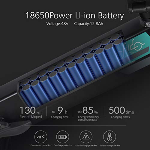 FIIDO M1 Pro Folding Ebike, 20 Inch Electric Bikes for Adults, 48V 500W 12.8Ah Lithium-Ion Battery Mountain Ebike, Max… - Image 5