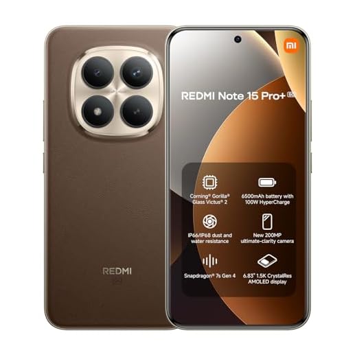 Redmi Note 15 Pro+ 5G 8+256 Mocha Brown (No power adapter included)