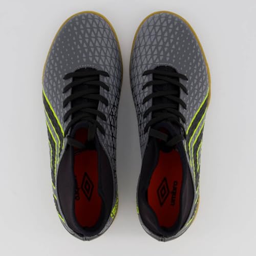 Chuteira Umbro Mutant Futsal Juvenil Cinza