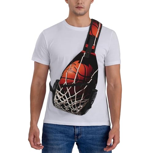 Bolso cruzado deportivo tipo sling para hombre y mujer miniatura 2