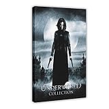 Underworld Blood Wars Kate Beckinsale Leinwandposter Wandkunst Dekor Bild Gemälde für Wohnzimmer Schlafzimmer Dekoration Rahmen Stil 60 x 90 cm