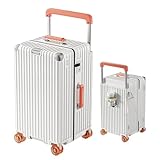 GIIYOEW Maletas de Carcasa Dura XL de 28 Pulgadas, Equipaje Grande, duraderas, Ligeras, 4 Ruedas giratorias - Mango Ajustable,B,20in