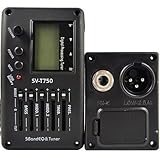 Kailg captador sv-t750 com afinador digital e equalizador de 5