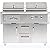 Coyote 50-inch Freestanding Natural Gas/Charcoal Dual Fuel Grill
