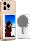5' Upgraded Phone Vlog Selfie Monitor Screen, Back Camera Monitor with Magnetic Phone Clip, Low Latency, Remote Control, Compatible with iPhone & Android for Live Streaming TikTok