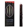 Something different vampire tears black candles set of 4 bleeding candles gothic rituals halloween  urban country home decor