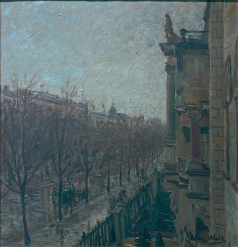 Toile d'Oskar Moll Kurfürstendamm : une impression d'art haut de gamme 60x90cm