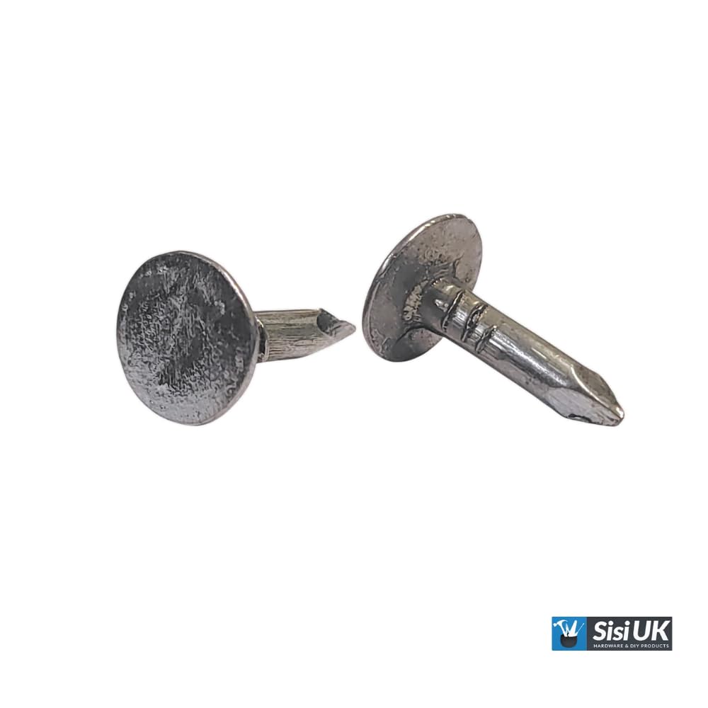 Clout Nail 15mm Galvanised Roof Shed Felt Clout Head Nails for DIY Crafts & Woodworking Pack of 100g - Image 3