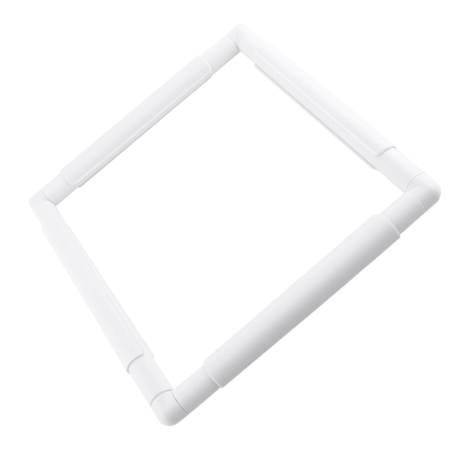 Cadres de Broderie en Plastique Ajustables, Point de Croix, Aiguille Q Snaps pour Point de Croix Outil de Bricolage (20,3 * 20,3 cm) Broderie de Cadre en Plastique (27.9 * 27.9 cm)