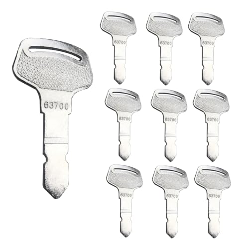 Ignition Keys 15248-63700 for Kubota B Series Tractor Case &amp; New Holland (15248-63700)