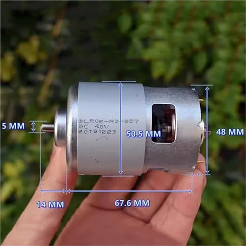Moteur double roulement à billes RS887 DC polyvalent et robuste