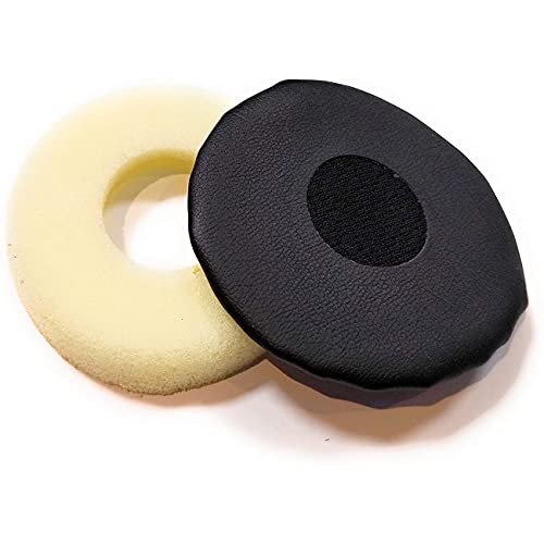 Global Teck Cushions Jabra Evolve 20, 30, 40, 65 Headsets, Leather Cushion Replacement Kit #GTW 6600-02